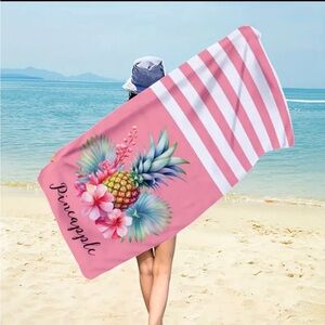 NWT Pineapple Beach Towel